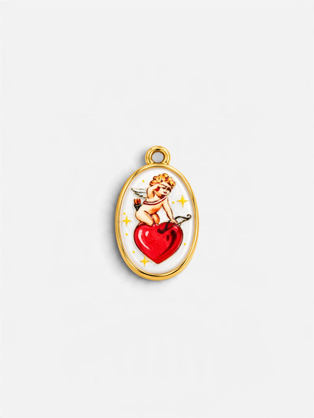 Cupid Heart Charm