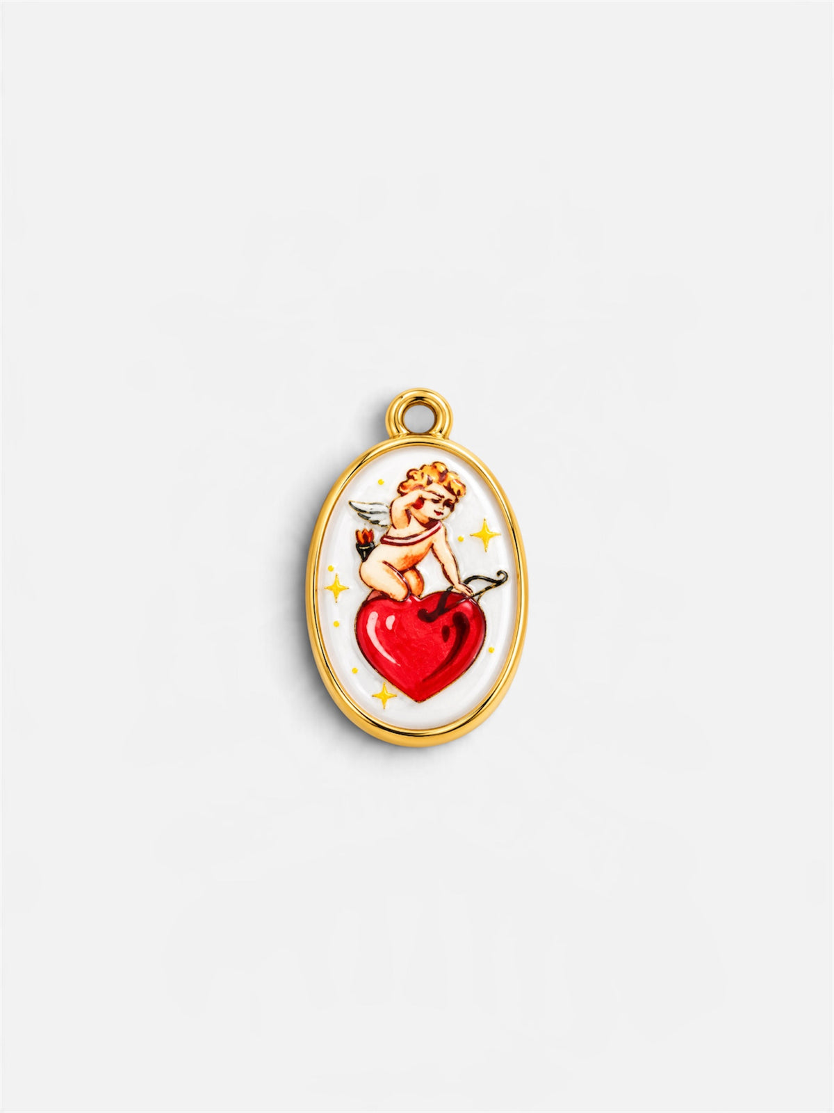 Cupid Heart Charm