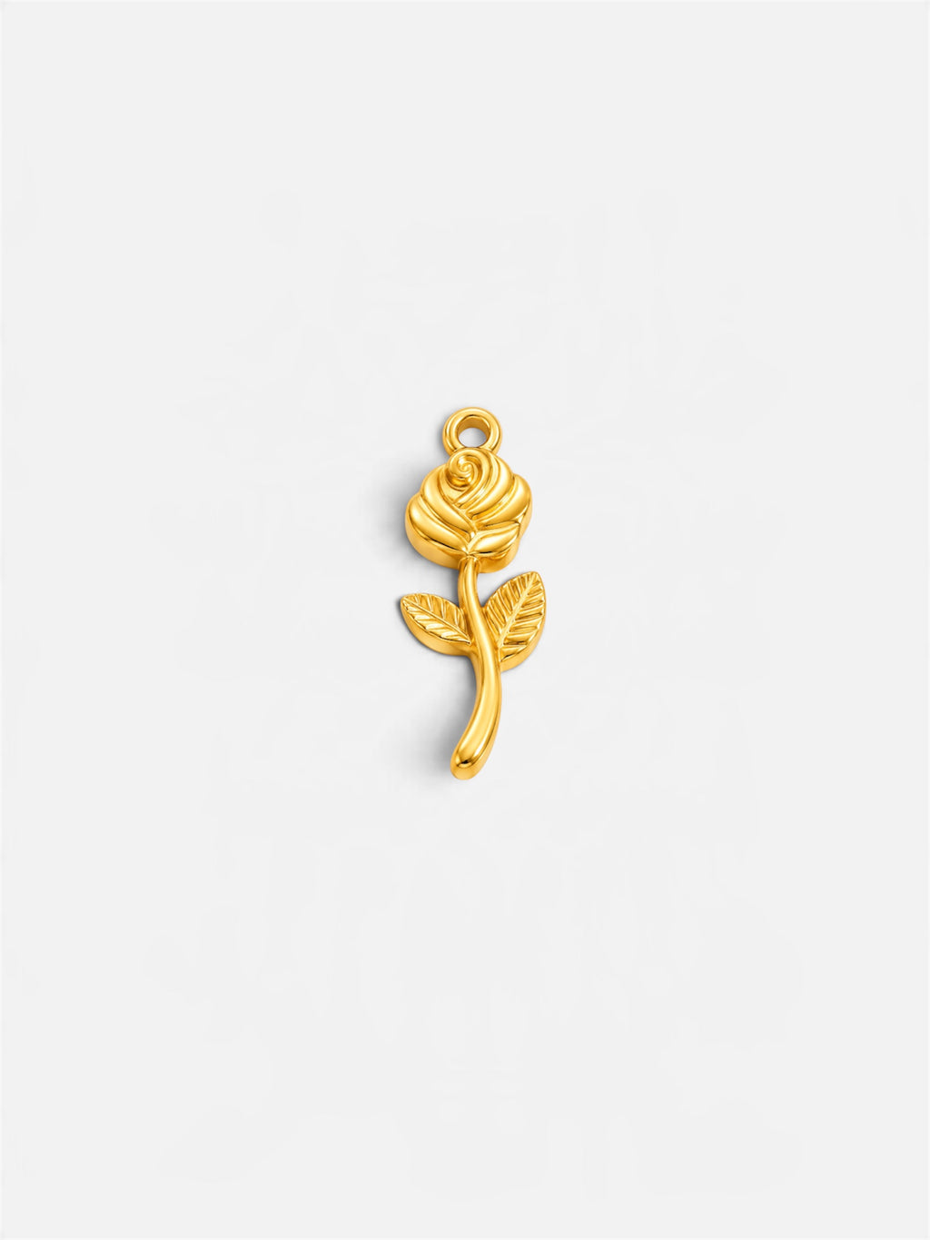 Golden Rose Charm