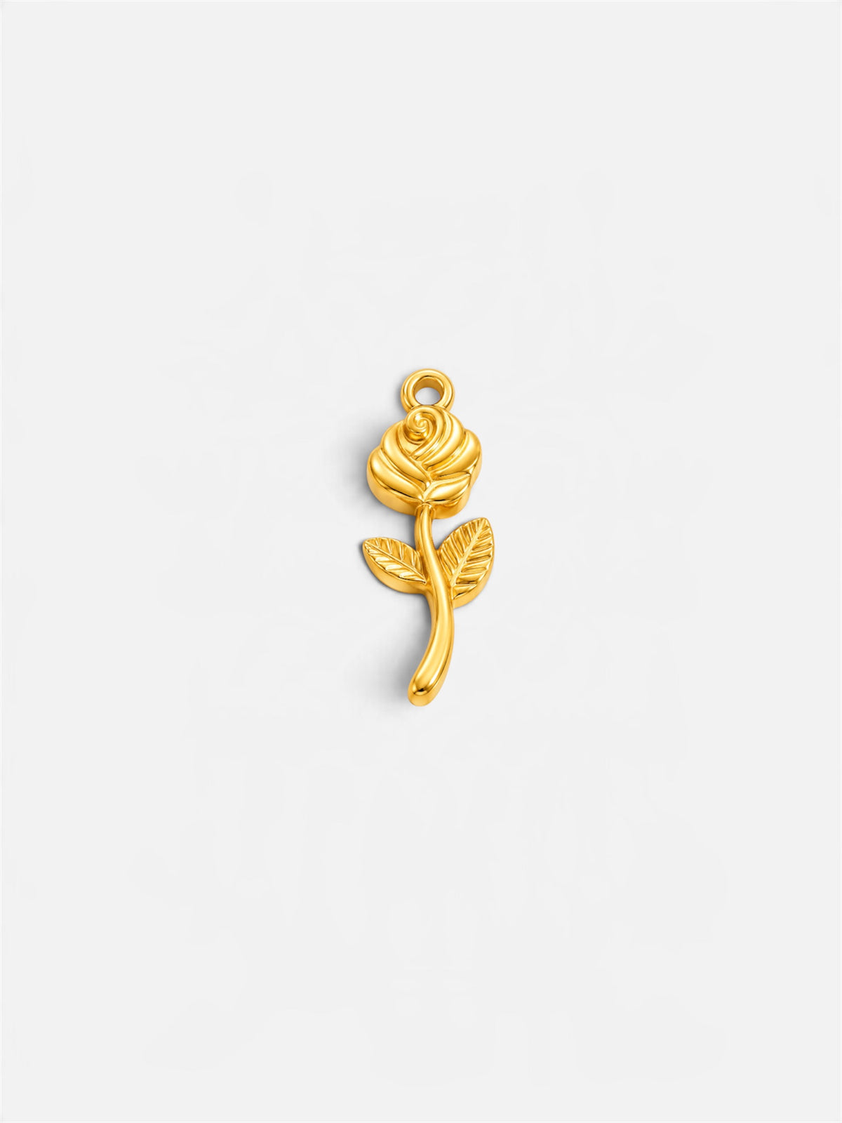 Golden Rose Charm