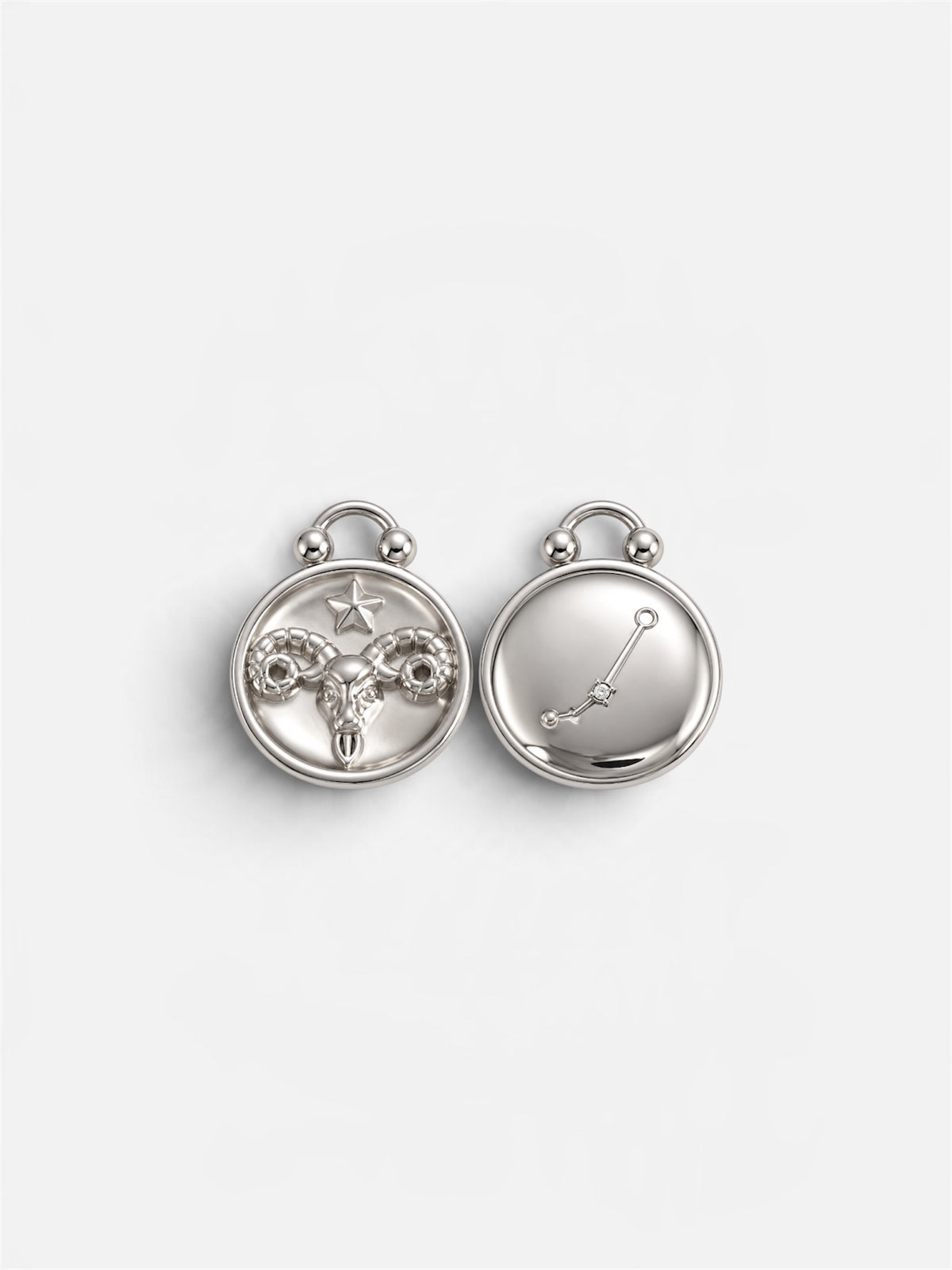ZODIAC DOUBLE-SIDED CHARM Aries